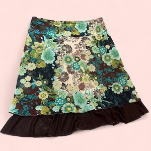 Y2K Wrapper Whimsygoth Fairy Midi Skirt C11